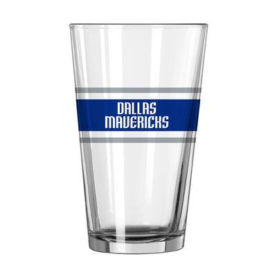 Dallas Mavericks 16oz Stripe Pint Glass