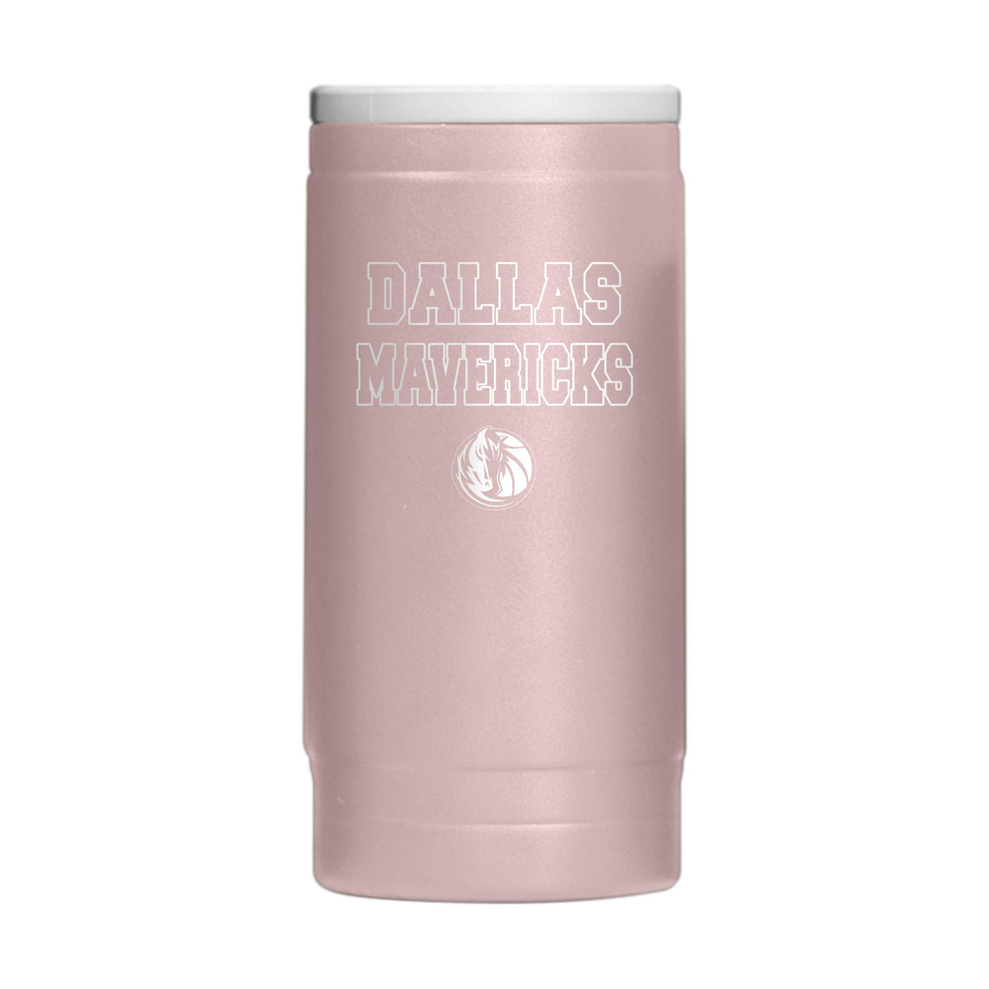 Dallas Mavericks  Stencil Powder Coat Slim Can Coolie
