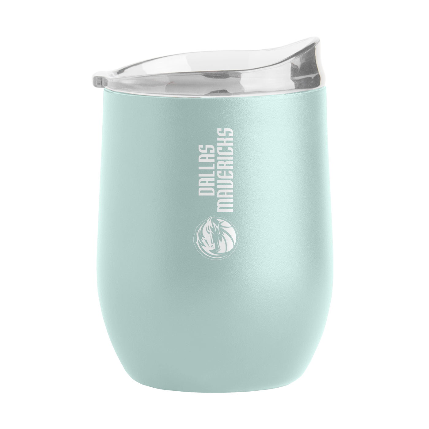 Dallas Mavericks 16oz Vertical Powder Coat Curved Beverage - Logo Brands