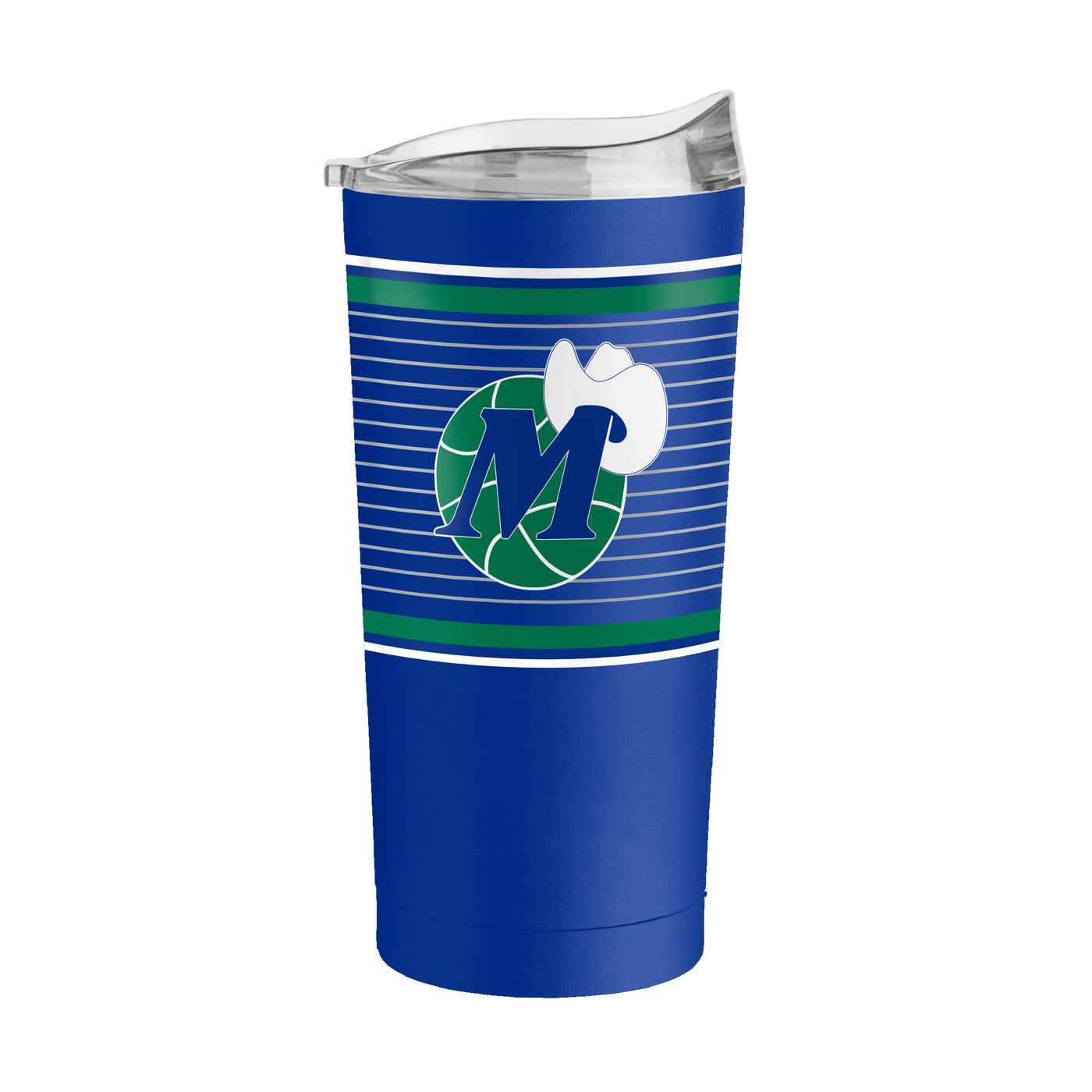 Dallas Mavericks 20oz Retro Stripe Powder Coat Tumbler