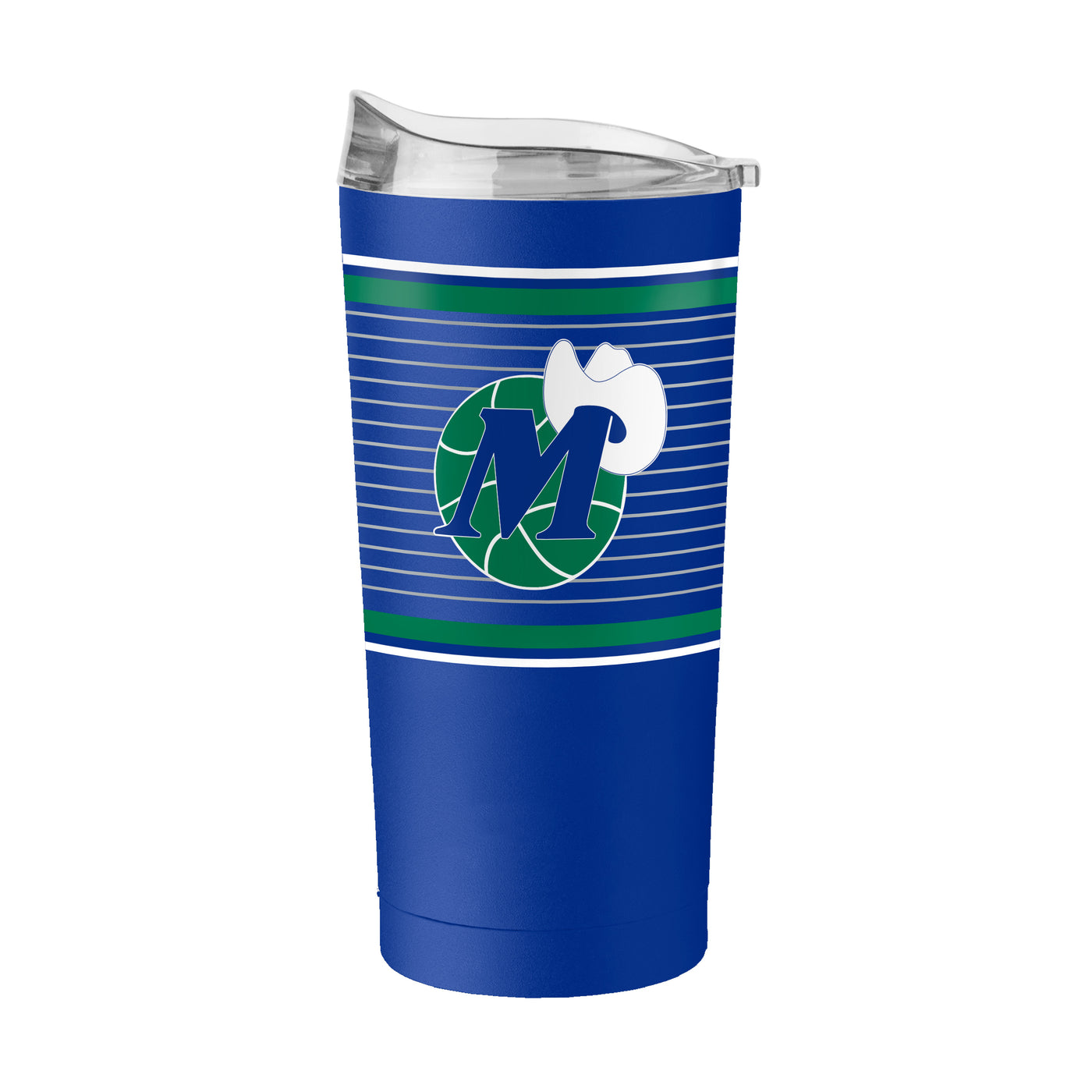 Dallas Mavericks 20oz Retro Stripe Powder Coat Tumbler