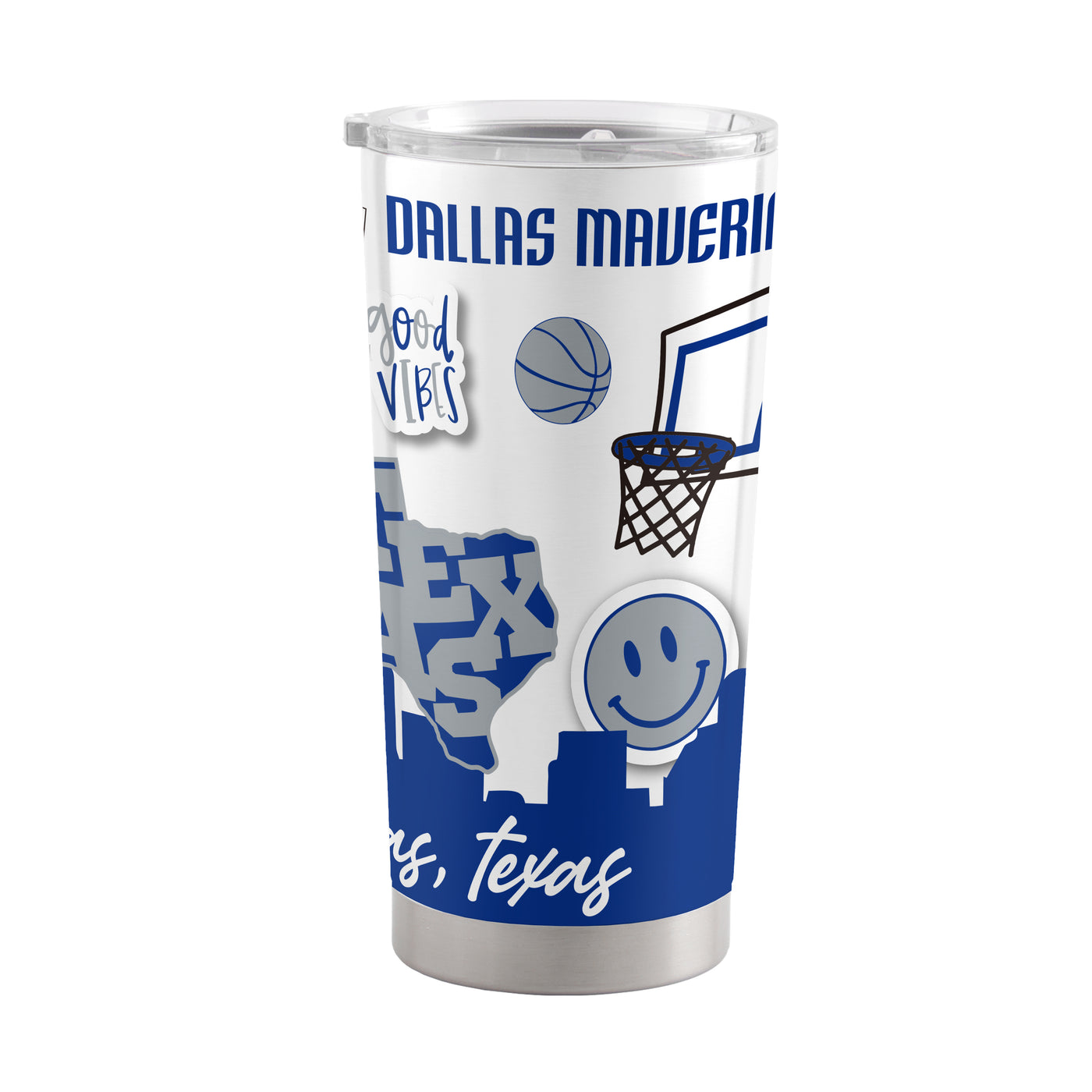 Dallas Mavericks 20oz Native Stainless Tumbler