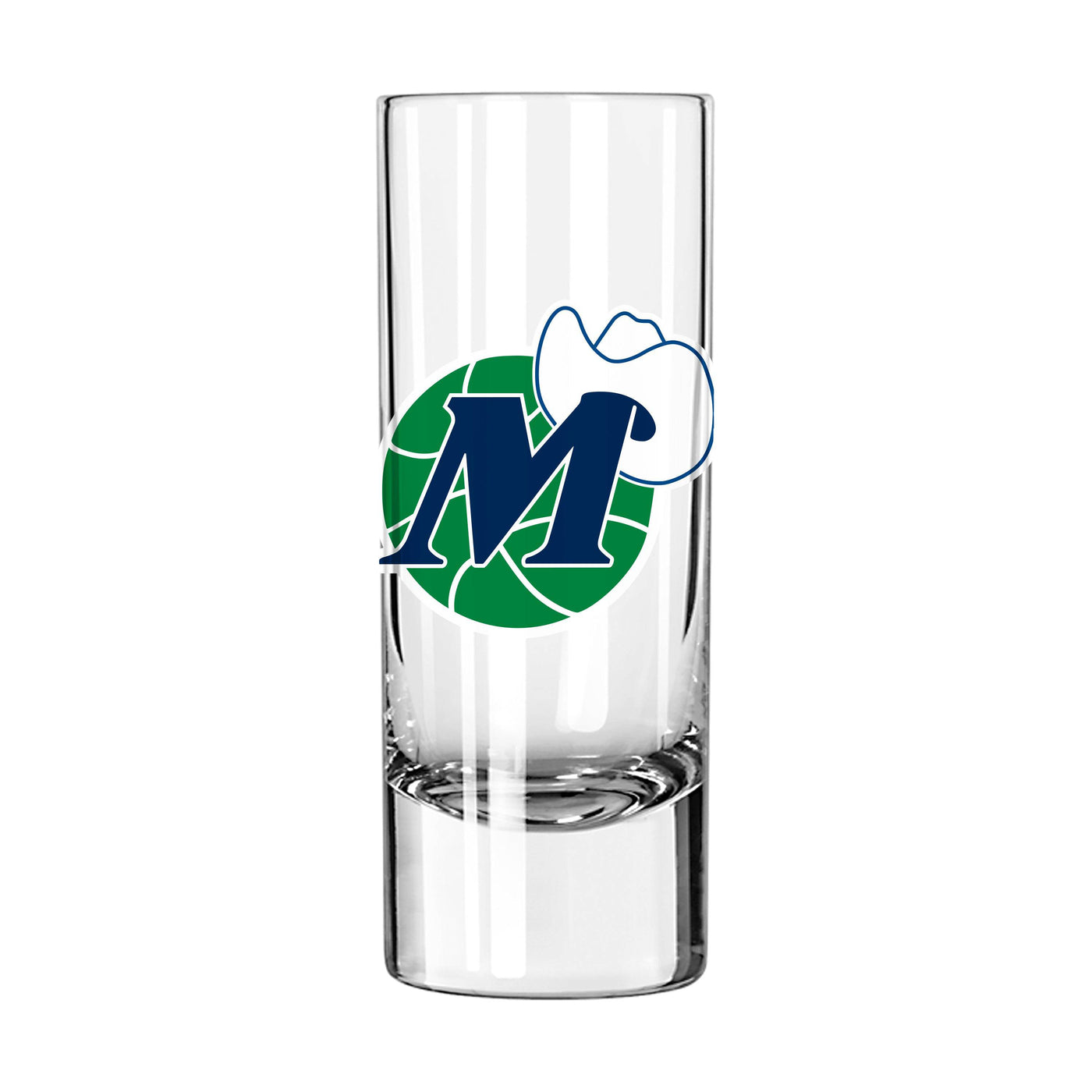 Dallas Mavericks Vintage 2.5oz Swagger Glass Shooter