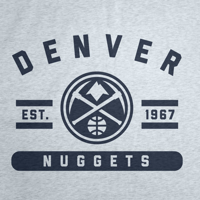 Denver Nuggets Athletic Gray Sublimated Sweatshirt Blanket