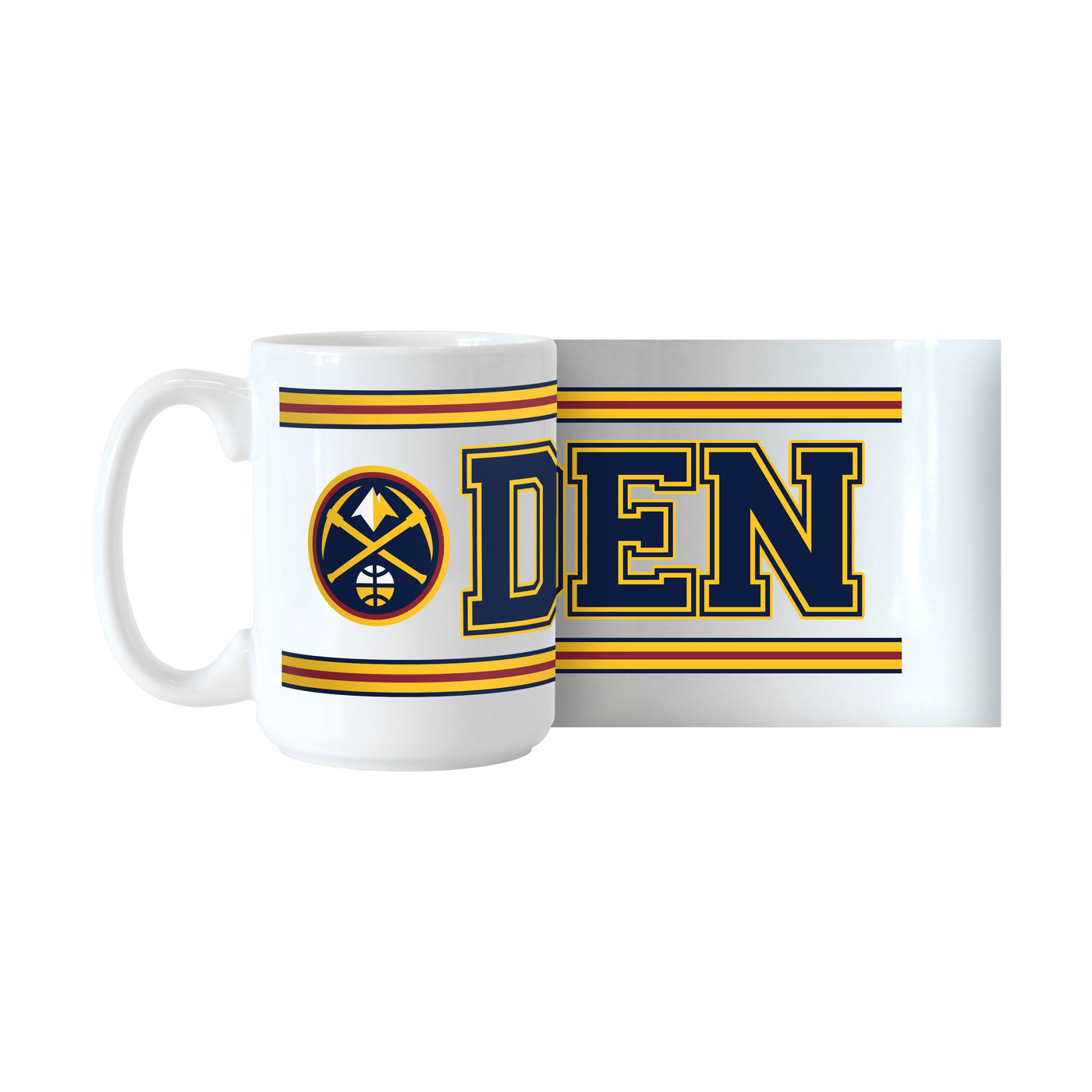 Denver Nuggets 15oz Overtime Stripe Sublimated Mug