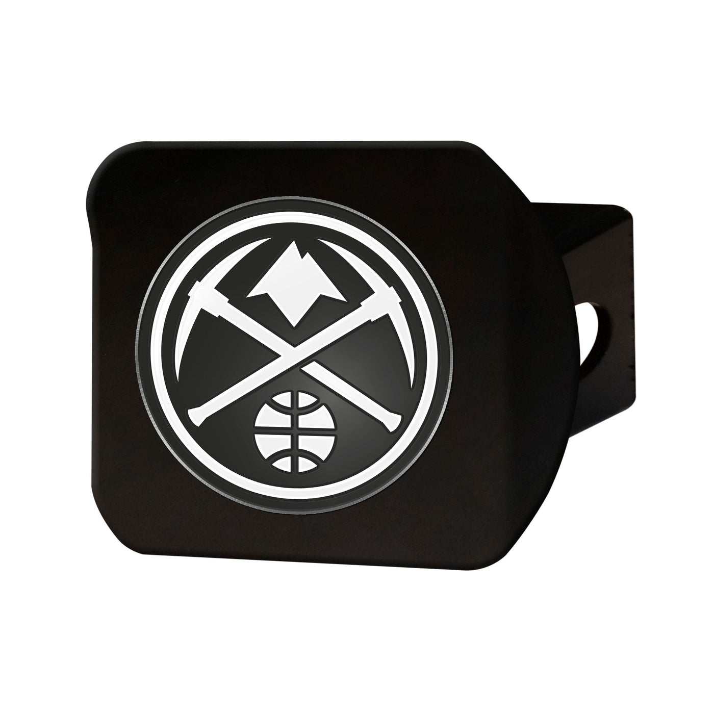 NBA - Denver Nuggets Chrome on Black Hitch Cover