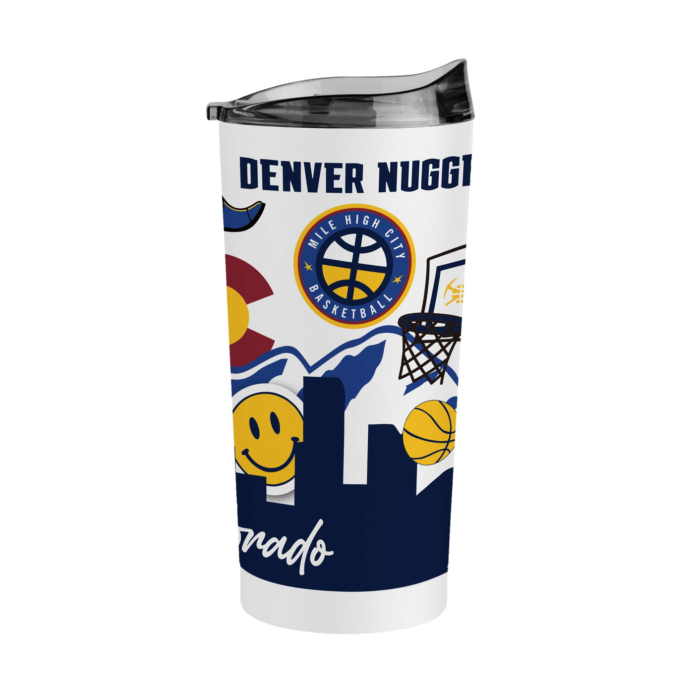 Denver Nuggets 20oz Native Powder Coat Tumbler - Logo Brands