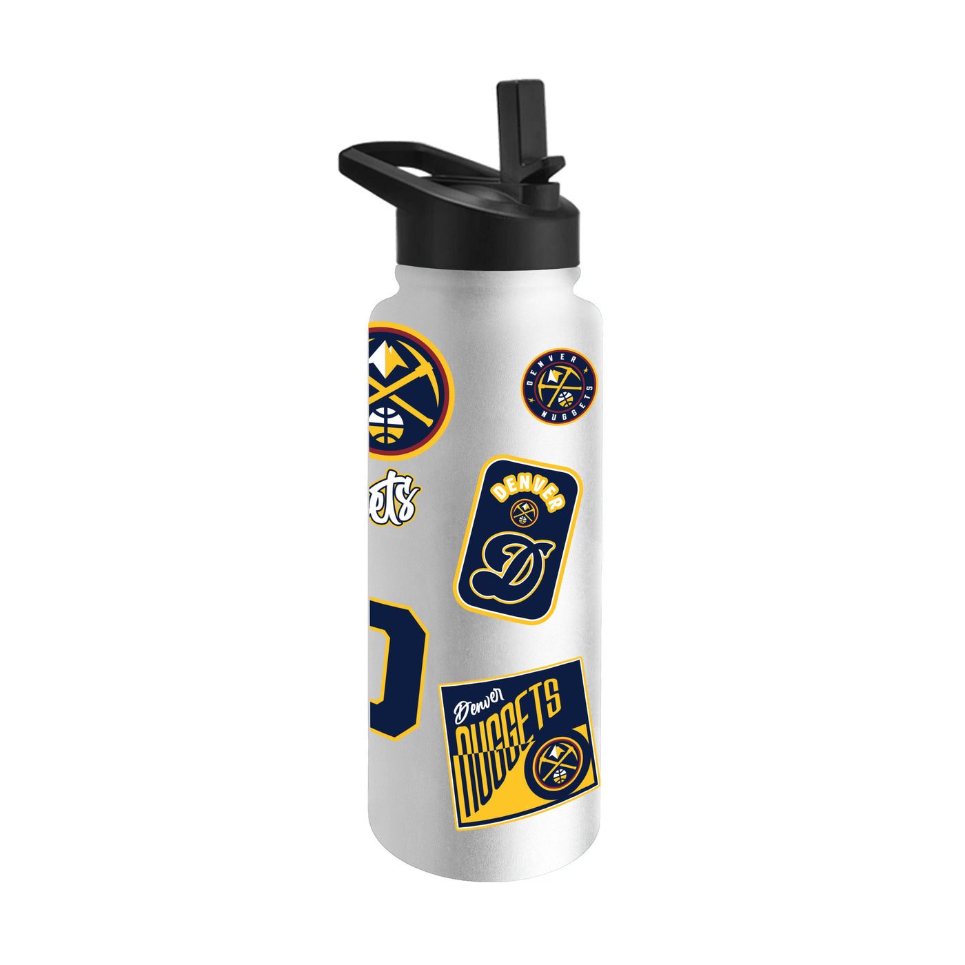 Denver Nuggets 34oz White Dreamweave Quencher Bottle