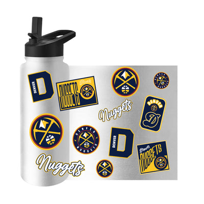 Denver Nuggets 34oz White Dreamweave Quencher Bottle