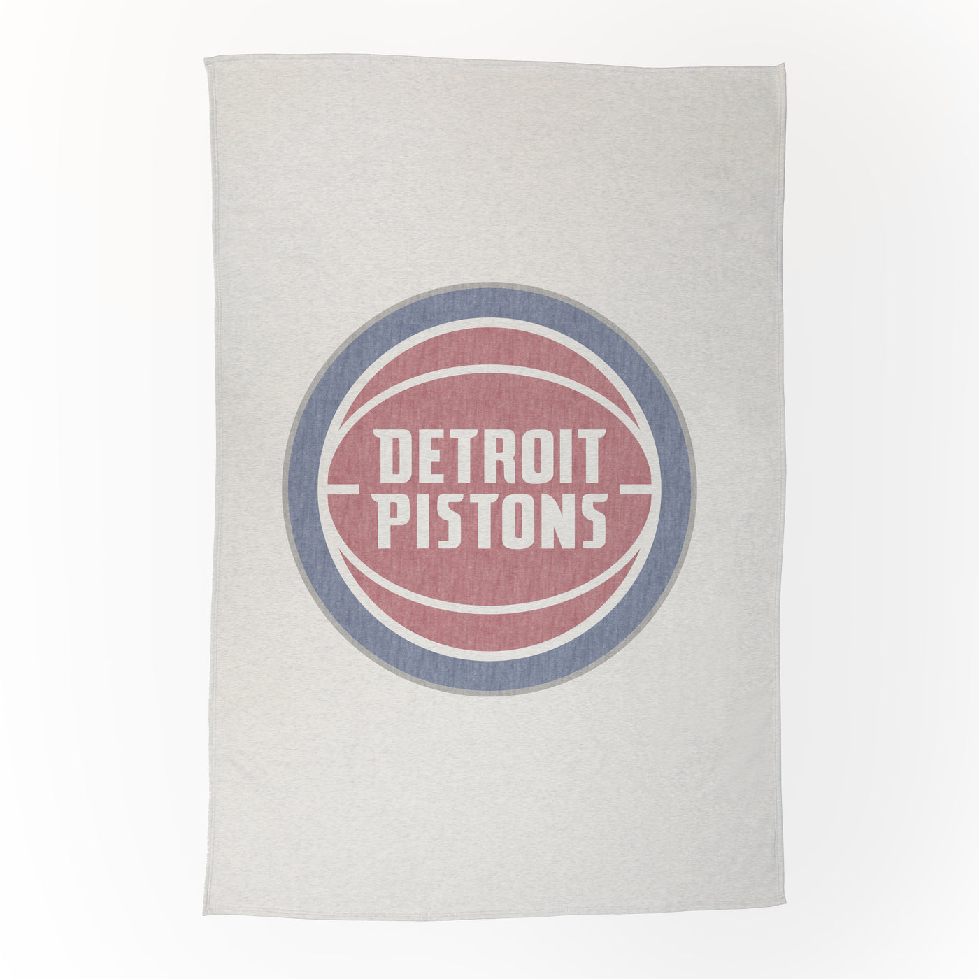 Detroit Pistons Oversized Logo Sublimated Sweatshirt Blanket