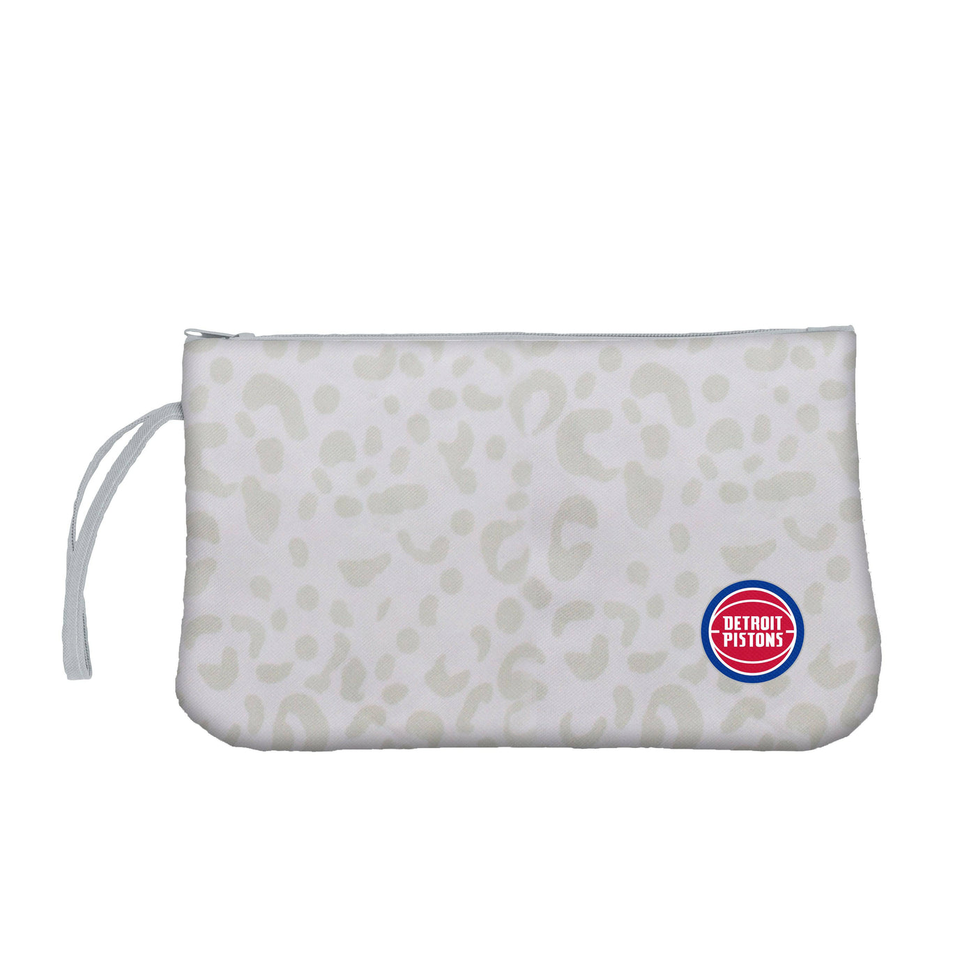 Detroit Pistons Leopard Print Wristlet