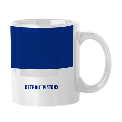 Detroit Pistons 11oz Colorblock Sublimated Mug