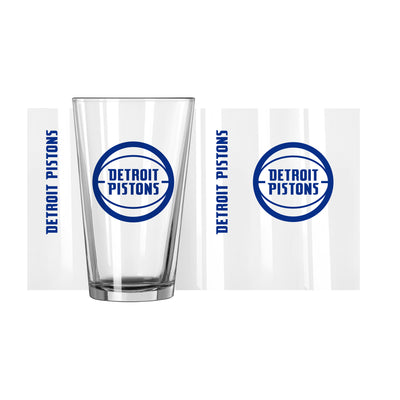 Detroit Pistons 16oz Gameday Pint Glass