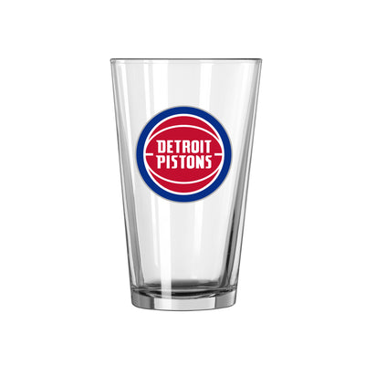 Detroit Pistons 16oz Swagger Pint Glass - Logo Brands