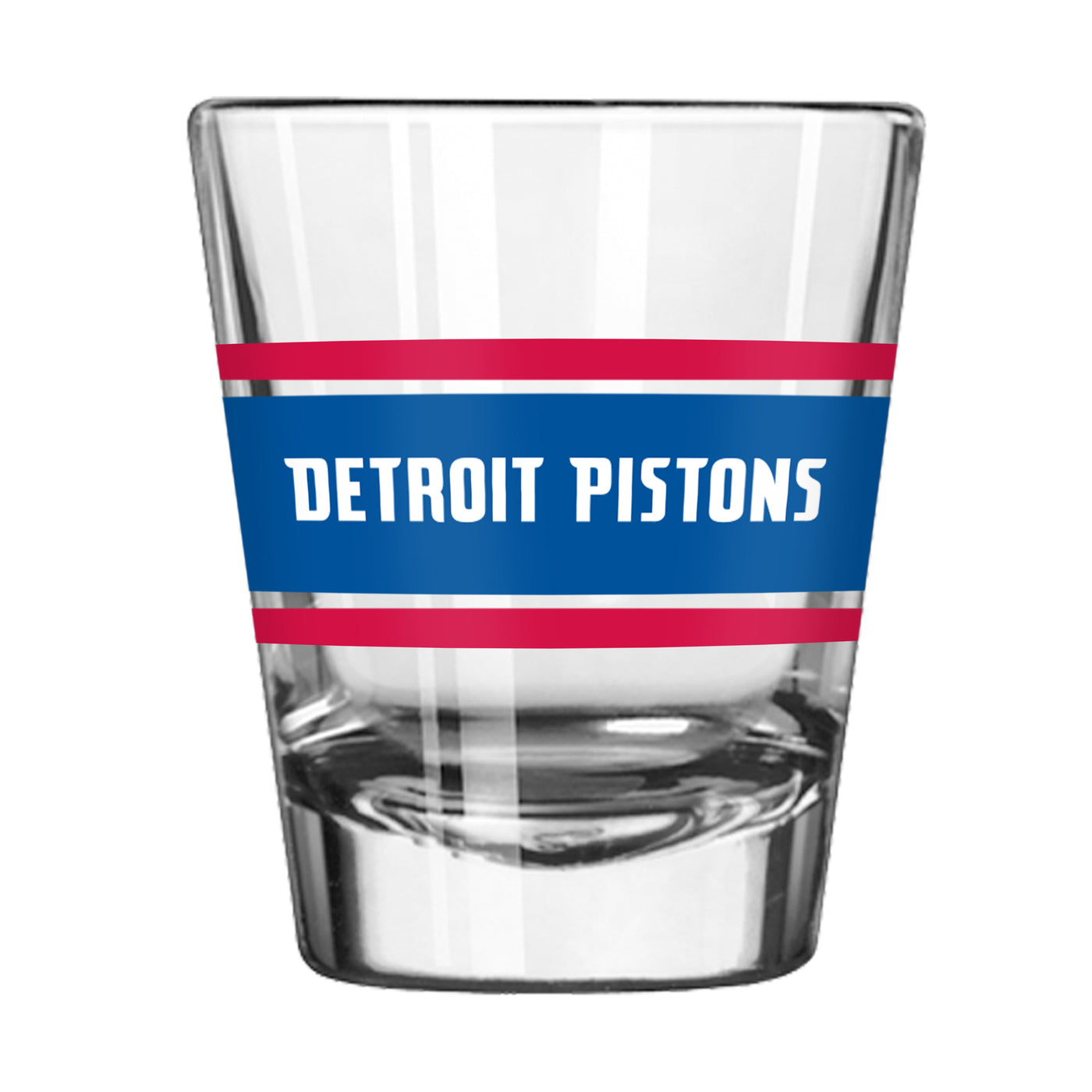 Detroit Pistons 2oz Stripe Shot Glass