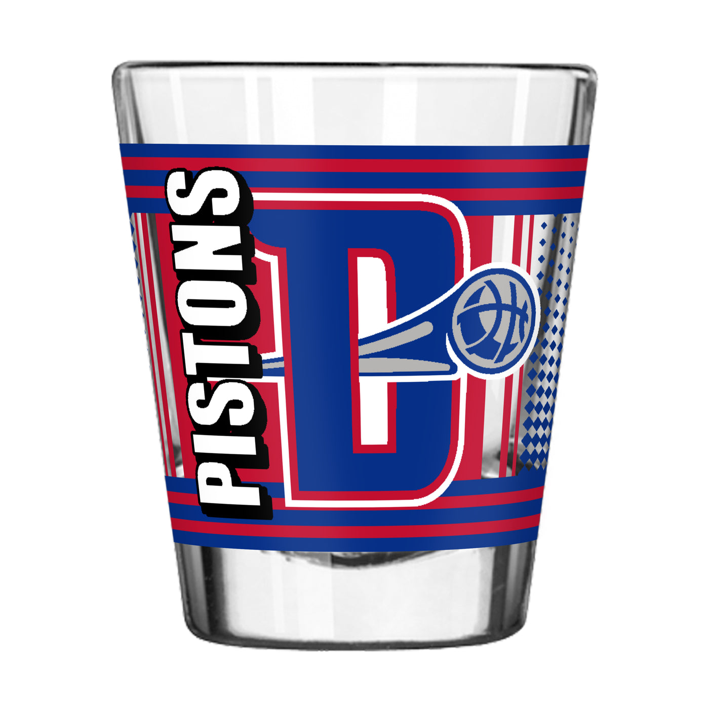 Detroit Pistons 2oz Hero Shot Glass