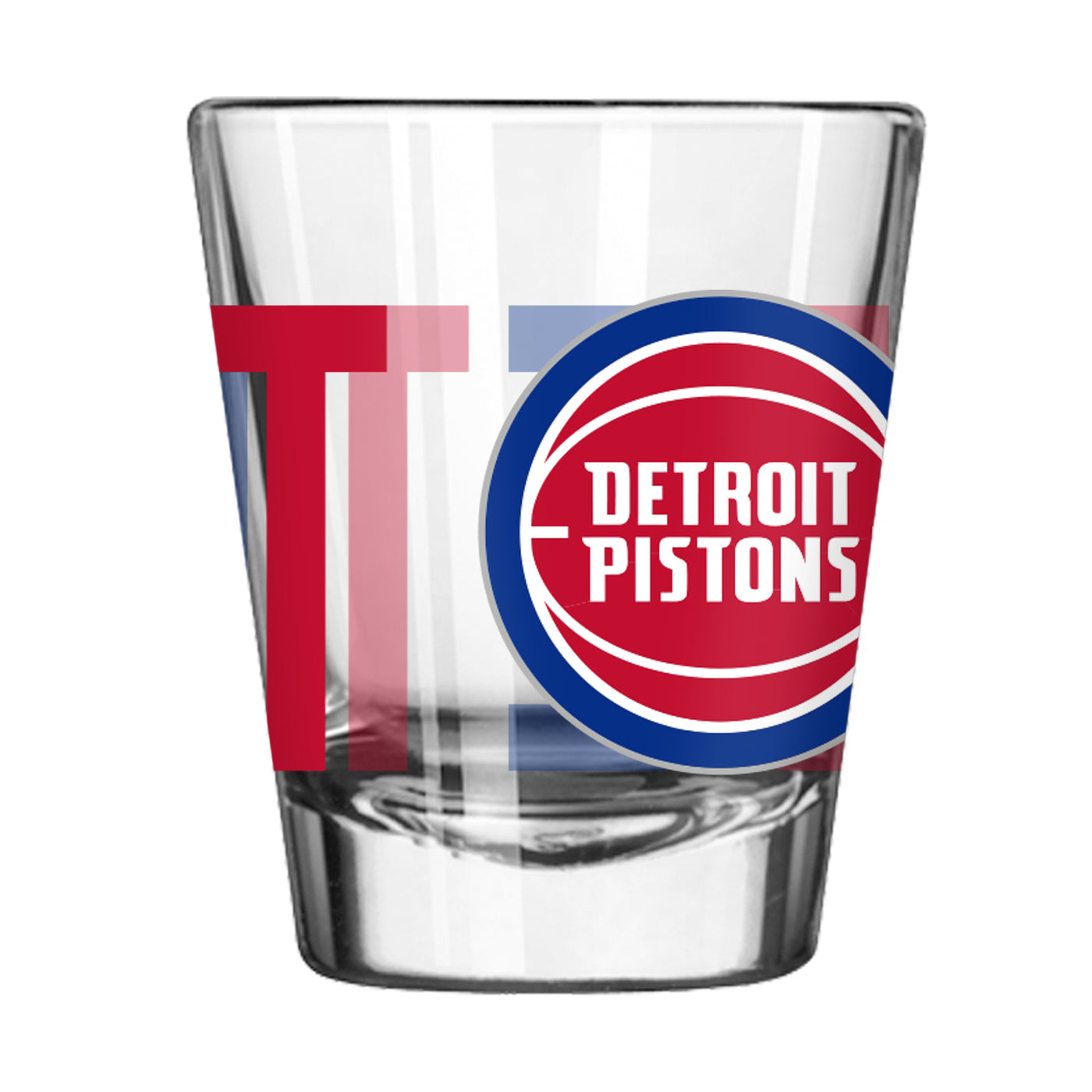 Detroit Pistons 2oz Overtime Shot Glass