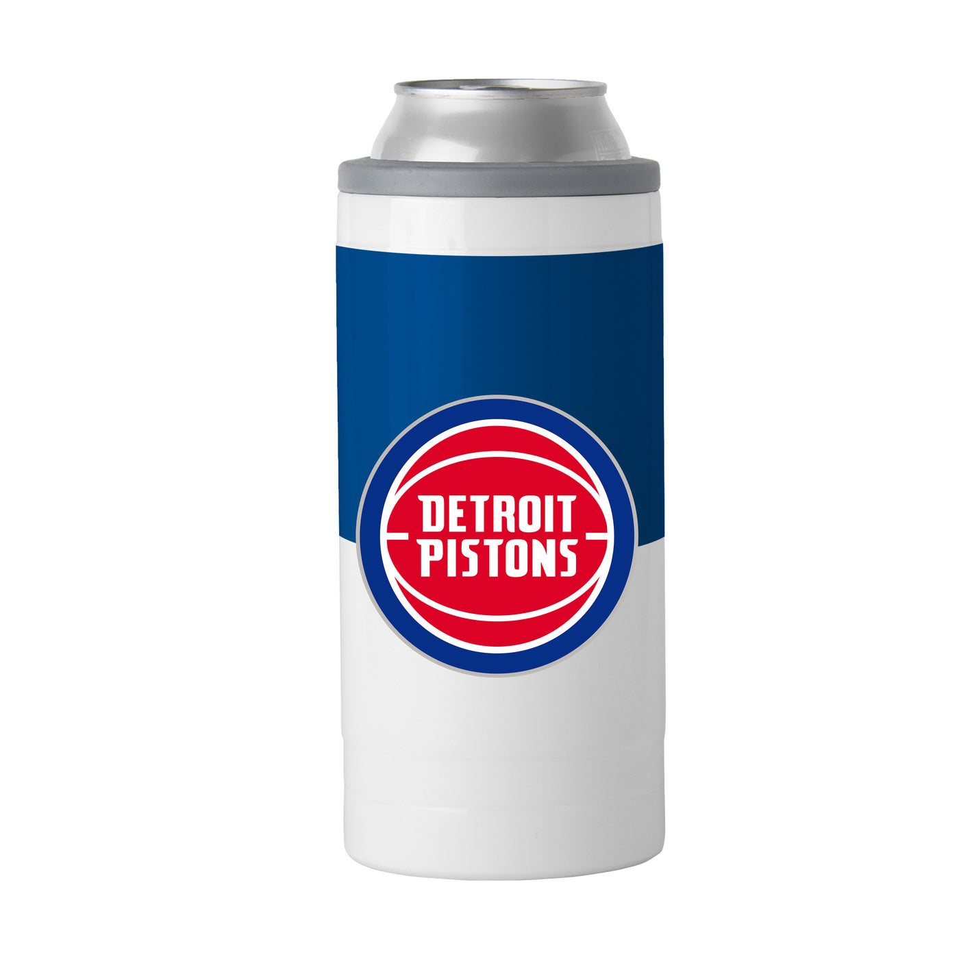 Detroit Pistons 12oz Colorblock Slim Can Coolie