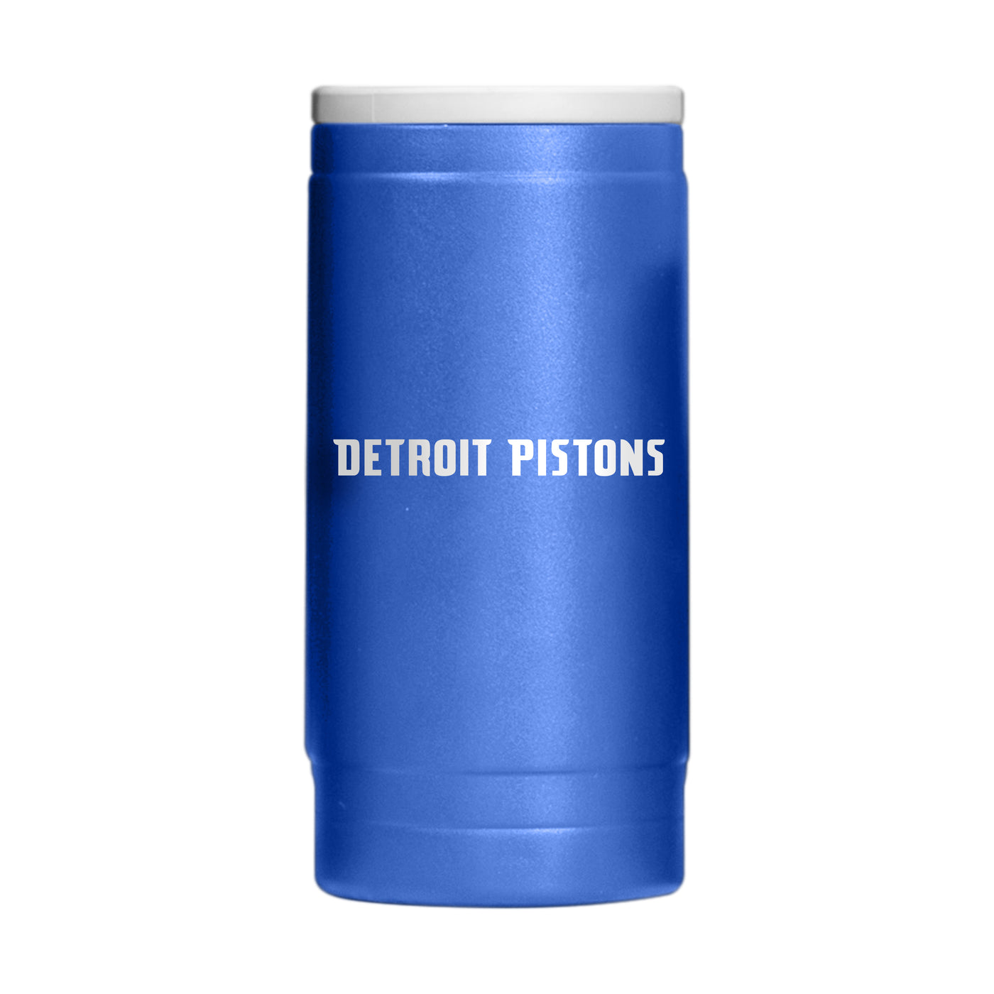 Detroit Pistons 12oz Flipside Powder Coat Slim Can Coolie - Logo Brands