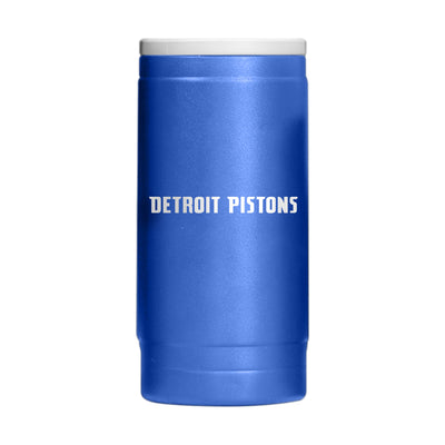 Detroit Pistons 12oz Flipside Powder Coat Slim Can Coolie - Logo Brands