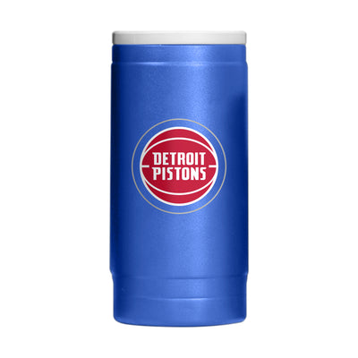 Detroit Pistons 12oz Flipside Powder Coat Slim Can Coolie - Logo Brands