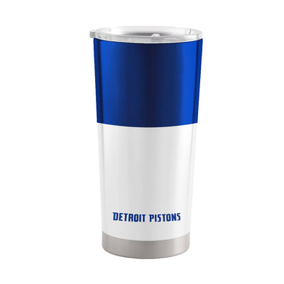 Detroit Pistons 20oz Colorblock Stainless Steel Tumbler - Logo Brands