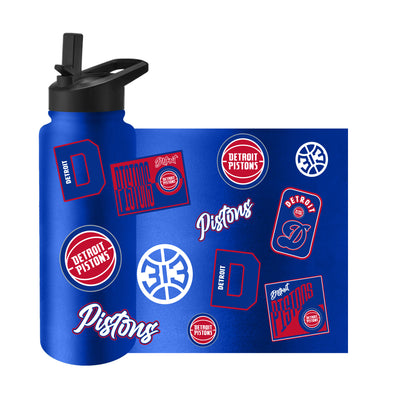 Detroit Pistons 34oz Dreamweave Quencher Bottle