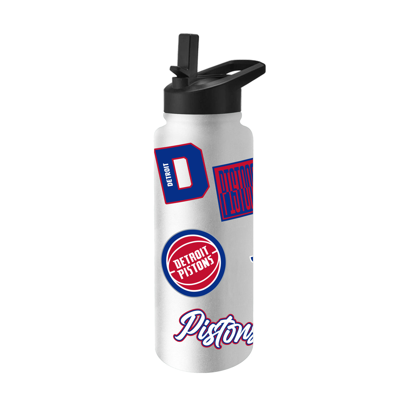 Detroit Pistons 34oz White Dreamweave Quencher Bottle