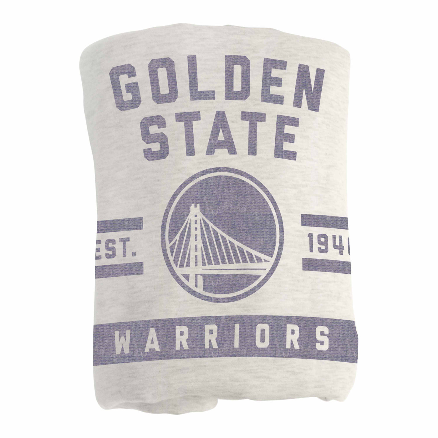 Golden State Warriors Oatmeal Sweatshirt Blanket