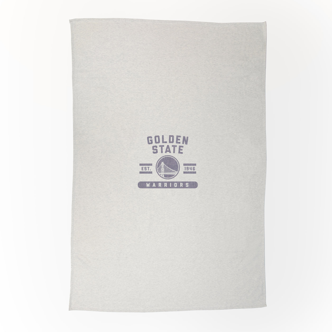 Golden State Warriors Oatmeal Sweatshirt Blanket - Logo Brands