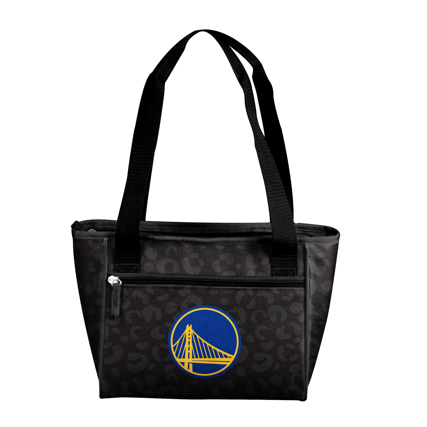 Golden State Warriors Leopard Print 16 Can Cooler Tote