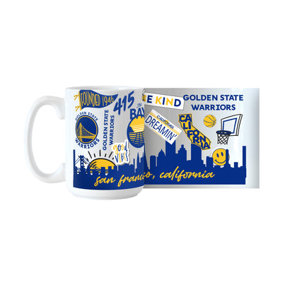 Golden State Warriors 15oz Native Sublimated Mug