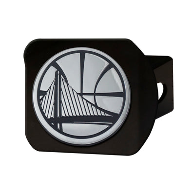 NBA - Golden State Warriors Chrome on Black Hitch Cover