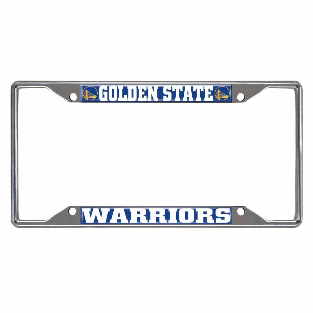 NBA - Golden State Warriors Chrome License Plate Frame