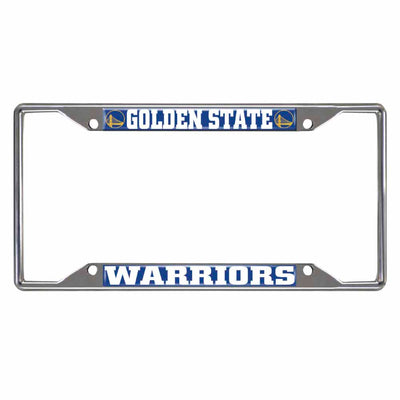 NBA - Golden State Warriors Chrome License Plate Frame