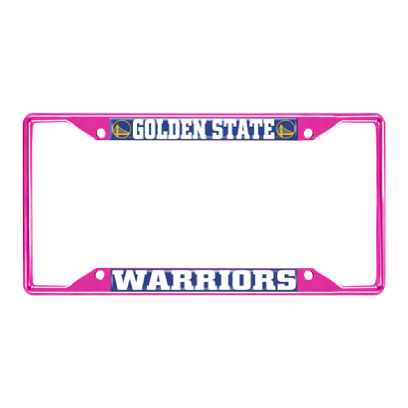 NBA - Golden State Warriors Pink License Plate Frame