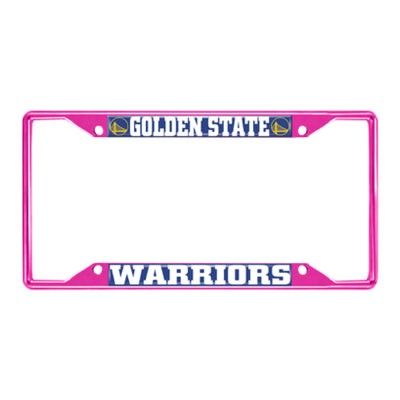 NBA - Golden State Warriors Pink License Plate Frame