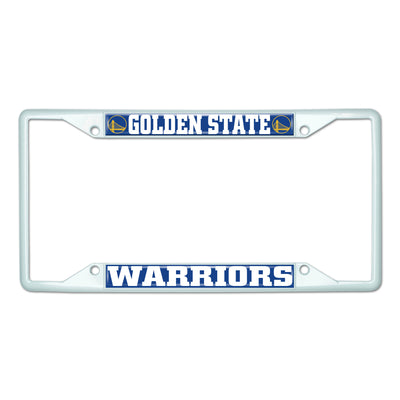 NBA - Golden State Warriors White License Plate Frame