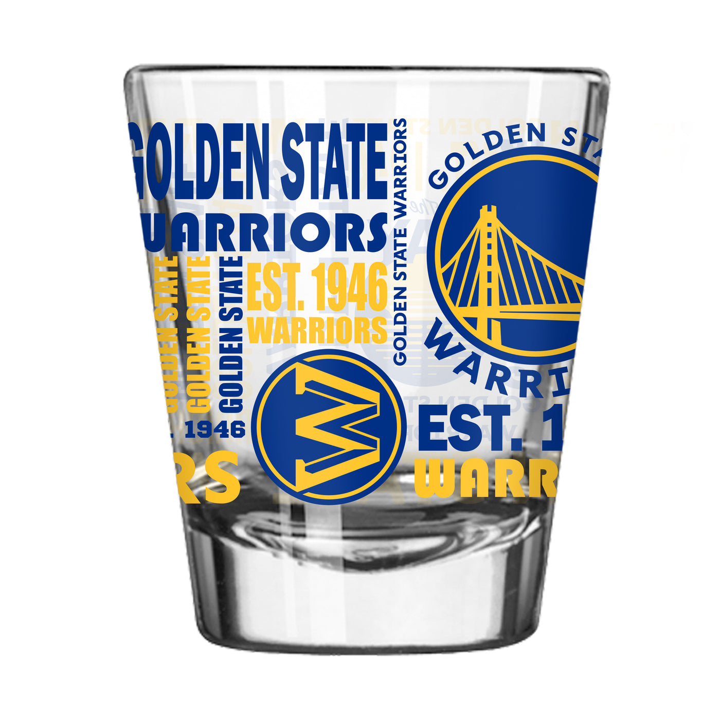 Golden State Warriors 2oz Spirit Shot Glass