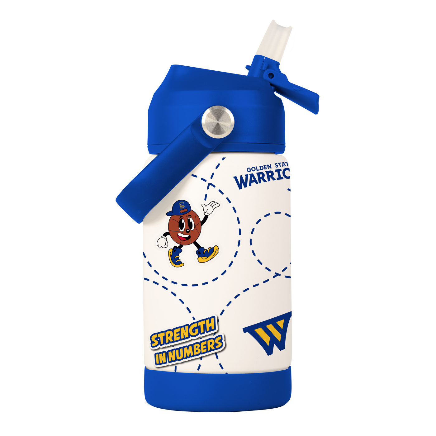 Golden State Warriors 12oz Mascot SS Kids Bottle