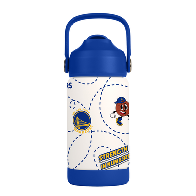 Golden State Warriors 12oz Mascot SS Kids Bottle
