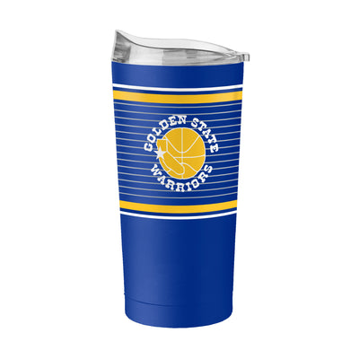 Golden State Warriors 20oz Retro Stripe Powder Coat Tumbler