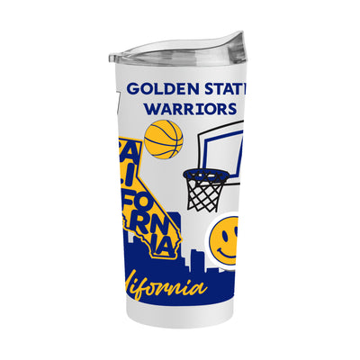 Golden State Warriors 20oz Native Powder Coat Tumbler