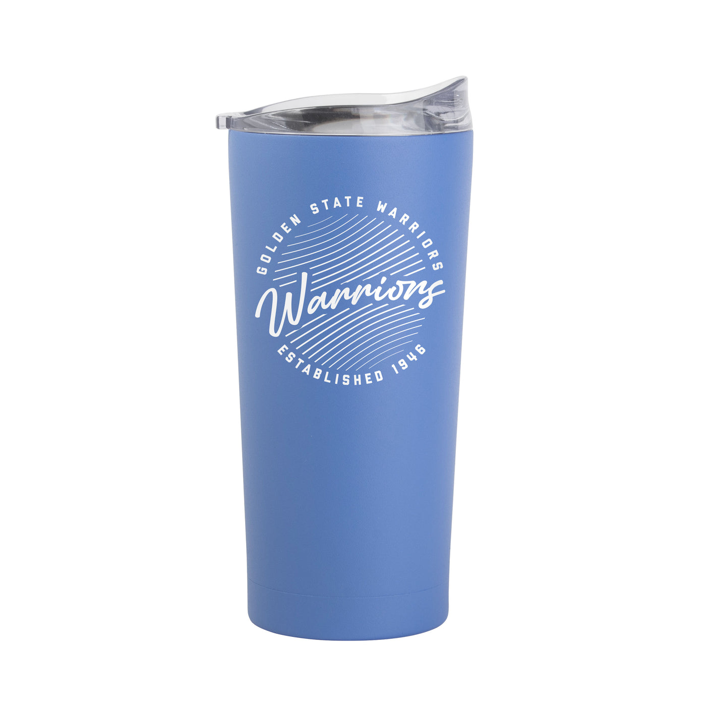 Golden State Warriors 20oz Retro Script Arctic Powder Coat Tumbler