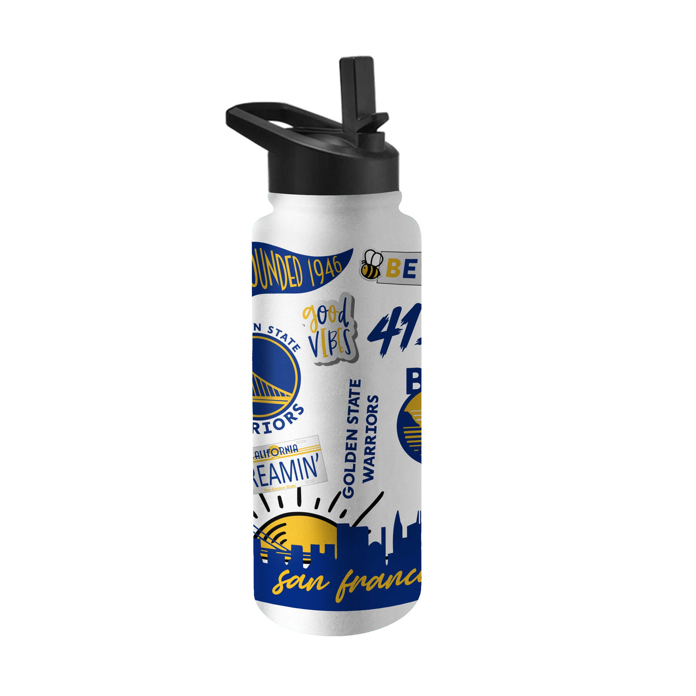 Golden State Warriors Native 34oz Quencher Bottle