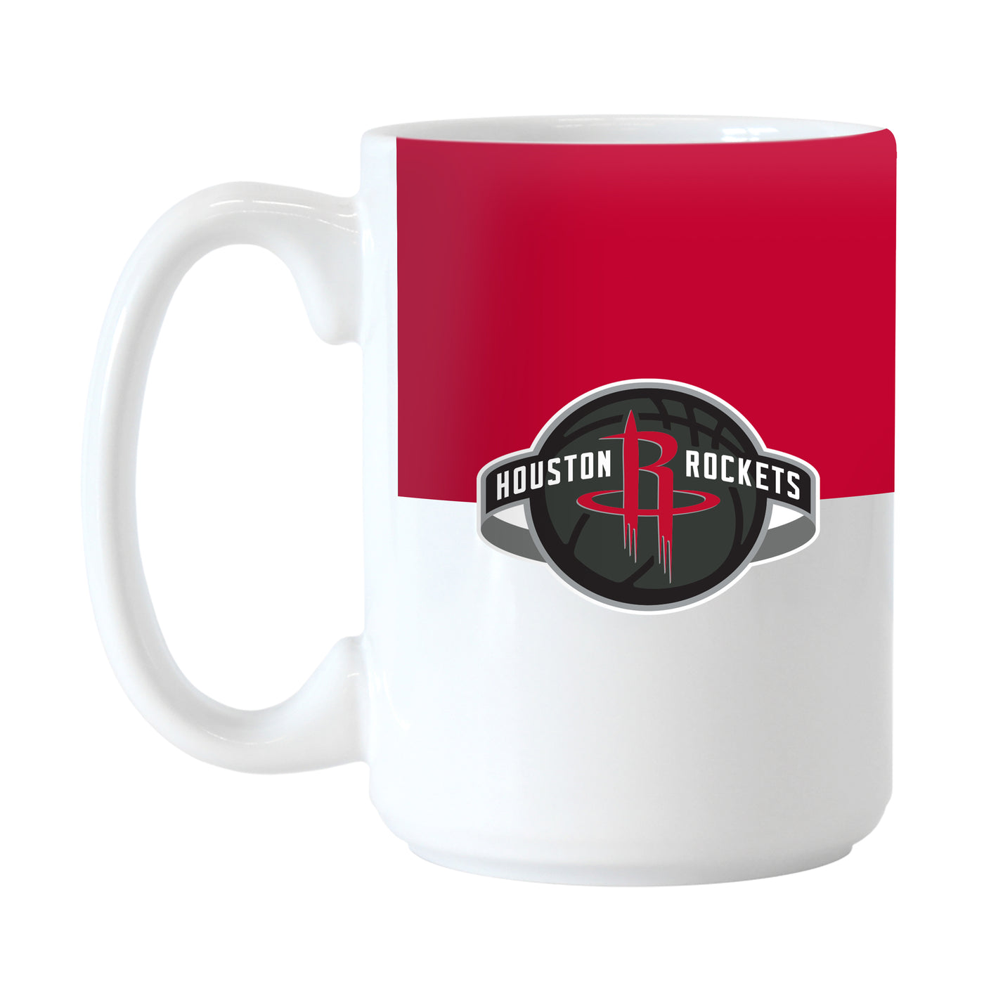 Houston Rockets Color Block 15 oz Sublimated Mug
