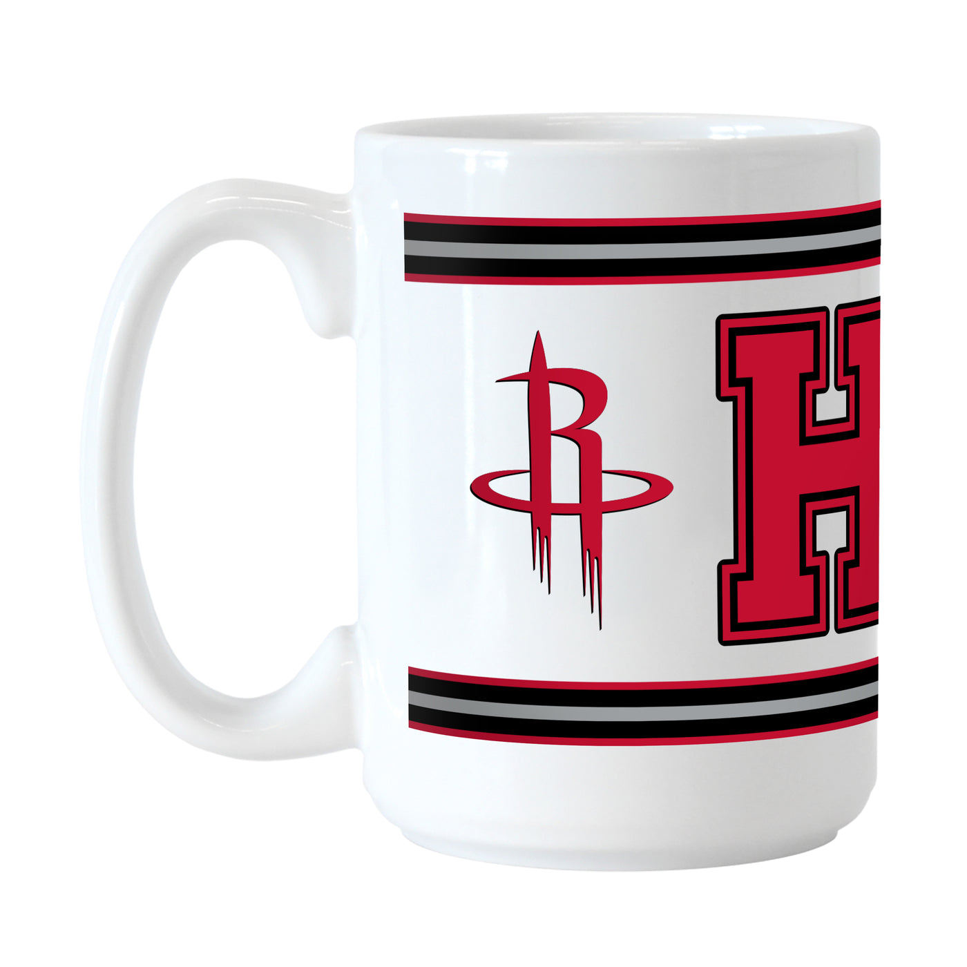 Houston Rockets 15oz Overtime Stripe Sublimated Mug