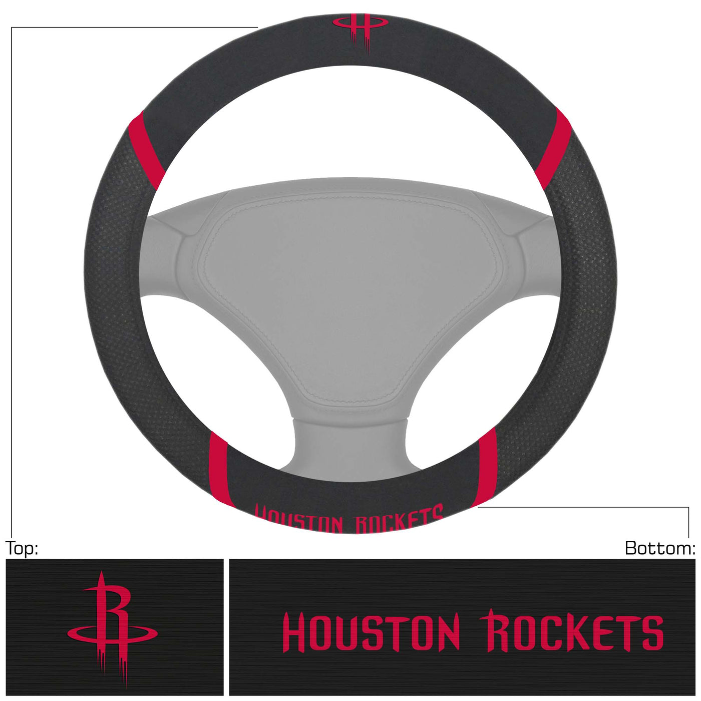 NBA - Houston Rockets Steering Wheel Cover