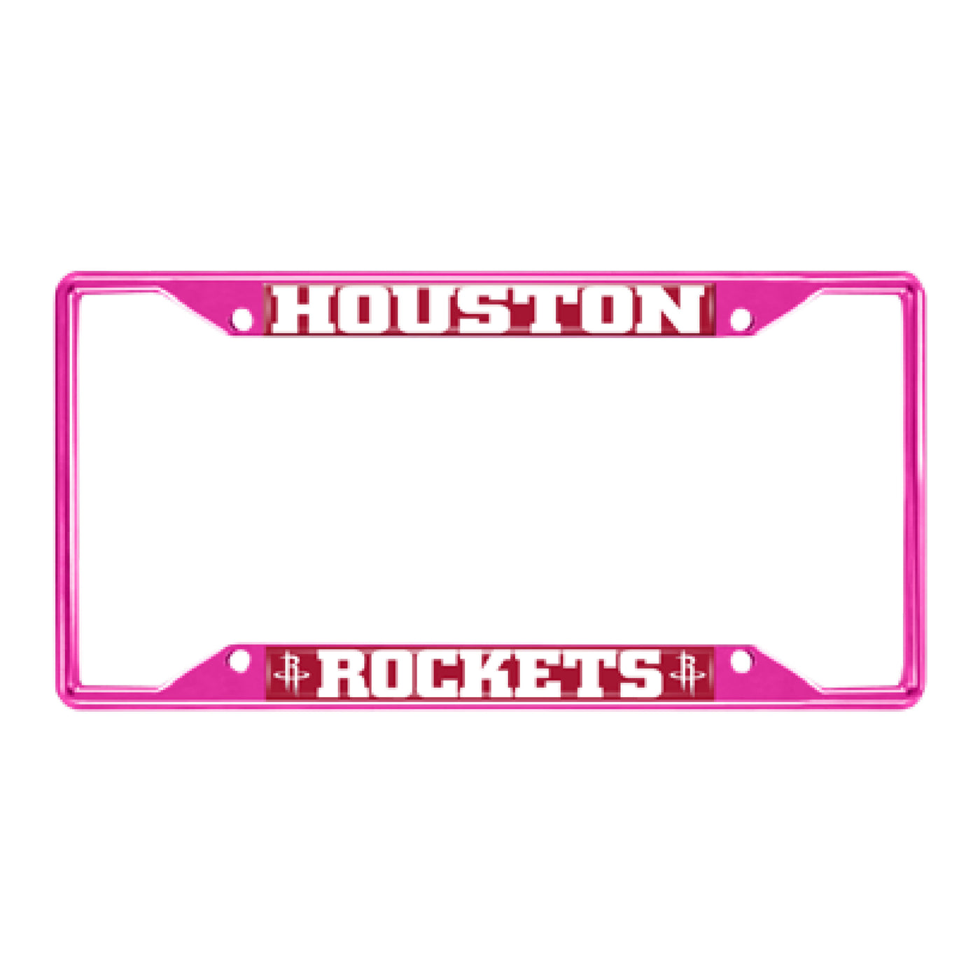 NBA - Houston Rockets Pink License Plate Frame