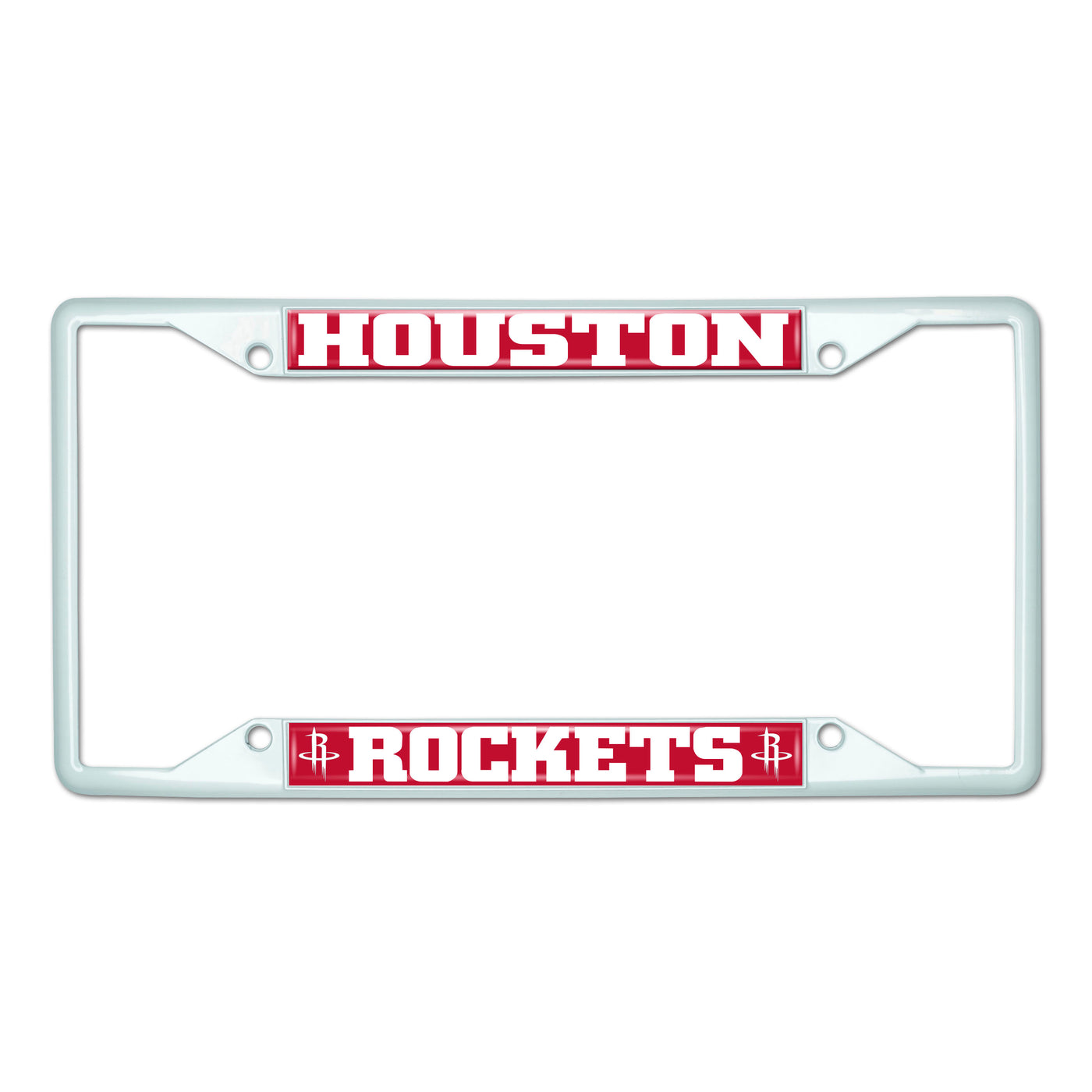 NBA - Houston Rockets White License Plate Frame